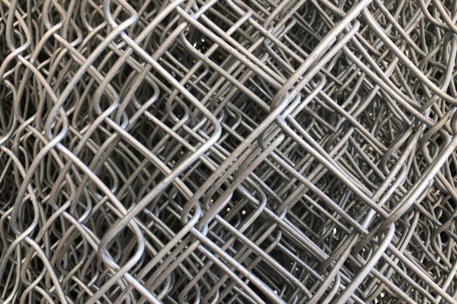 Poste galvanizado para malla simple torsión